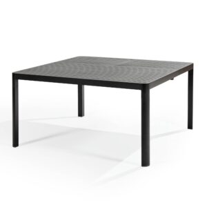 Square extendable table