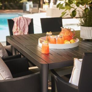 garden dining table extendable