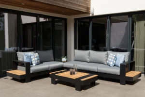 black outdoor dining chairs