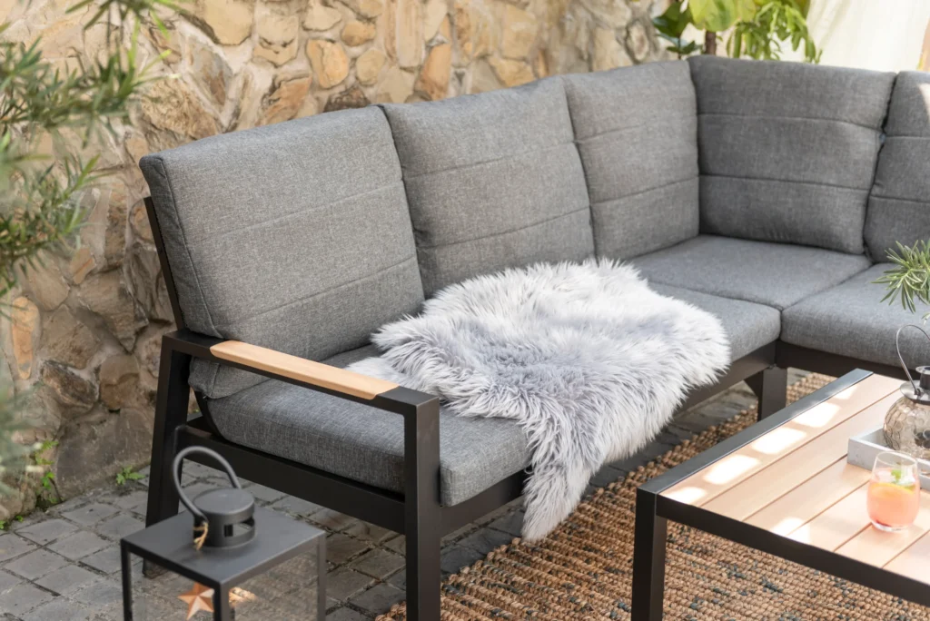 outdoor lounge and dining set